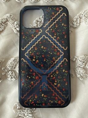Floral Navy Decorative Otterbox Phone Case